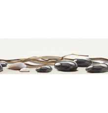 Декоративная плитка Alma Ceramica DWA11ALD004 Ailand 60x20 белая / бежевая глазурованная глянцевая морские мотивы