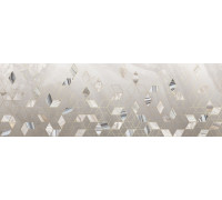 Декоративная плитка Alma Ceramica DWU12RLA04R Riola 74x24.6 бежевая глянцевая под камень / с орнаментом