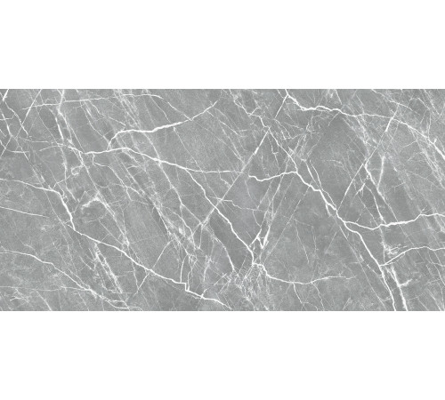 Керамогранит Alma Ceramica GFA114EMT70L Emotion 114x57 серый лаппатированный под мрамор