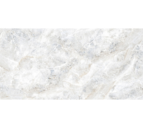 Керамогранит Alma Ceramica GFA114WAV00L Wave 114x57 белый лаппатированный под камень