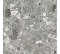 Керамогранит Alma Ceramica GFU04STE70R Steel rock 60x60 серый сахарный под терраццо