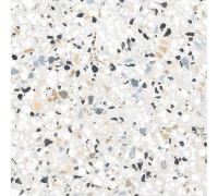 Керамогранит Alma Ceramica GFU6060TRZ07L Terrazzo 60x60 белый / бежевый лаппатированный под камень / терраццо