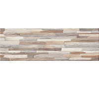 Настенная плитка Alma Ceramica TWA11ART024 Arteo 60x20 коричневая матовая под дерево