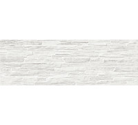 Настенная плитка Alma Ceramica TWA11ROK017 Rocko 60x20 светло-серая глянцевая рельефная под бетон / цемент