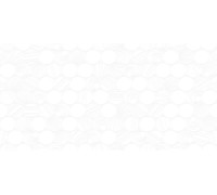 Настенная плитка Alma Ceramica TWU09BOL000 Bolle 50x24.9 белая глянцевая с орнаментом