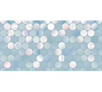 Настенная плитка Alma Ceramica TWU09BOL026 Bolle 50x24.9 голубой глянцевая с орнаментом
