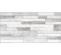 Настенная плитка Alma Ceramica TWU2550DCV17 Discover 24.9x50 микс глянцевая / рельефная под камень / под кирпич