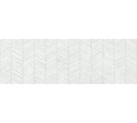 Настенная плитка Alma Ceramica TWU3090AMT17R Amarant 30x90 белая матовая с орнаментом