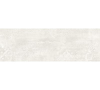 Настенная плитка Alma Ceramica TWU3090DKR17R Dakar 30x90 белая матовая под бетон / с орнаментом