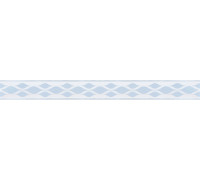 Бордюр Altacera BW0BLK03 Blik Azul 50x5 белый / голубой глянцевый c орнаментом