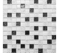 Мозаика Altacera DW7MGW00 Mosaic Glass White 30x30 серая глянцевая под мозаику