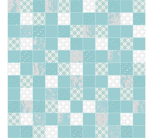 Мозаика Mosaic Aquamarine DW7MSC16 305x305x7.5 Глянцевая