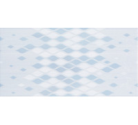Декор Altacera DW9BLK03 Blik Azul 50x24.9 голубой глянцевый с орнаментом