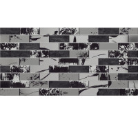 Декор Altacera DW9GLB99 Glent 50x24.9 серый / черный глянцевый под мозаику