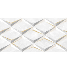 Декор Altacera DW9SES09 Sens Gold 50x25 серый глянцевый под геометрию / мозаику