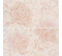 Панно Altacera SW9PIN01 Pion Crema 50x49.8 кремовое глянцевое под флористику