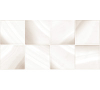 Настенная плитка Altacera WT9RES11 Resort Square 50x24.9 белая / бежевая глянцевая под камень / мозаику