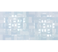 Настенная плитка Altacera WT9TWS03 Twist Azul 50x25 голубая глянцевая под мозаику