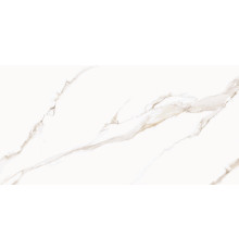 Керамогранит Delacora 60120CMI01 Calacatta Milazzo Gold Sugar 60x120 белый лаппатированный под мрамор