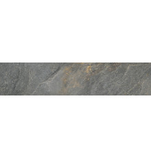 Керамогранит Delacora GP2090SNN25L Santorini Graphite 20x90 графит лаппатированный / рельефный под камень