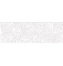 Настенная плитка Delacora WT15GRF15R Grafito 24.6x74 белая матовая под камень / мозаику