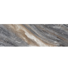 Настенная плитка Delacora WT93MNM99 Millennium Dark 30x90 серая / бежевая глянцевая под камень
