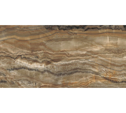 Керамогранит Граните Оникс коричневый 60х120 LLR