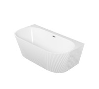 Ванна пристенная Grossman Cristal GR-17071M (170х80х58) цвет белый матовый