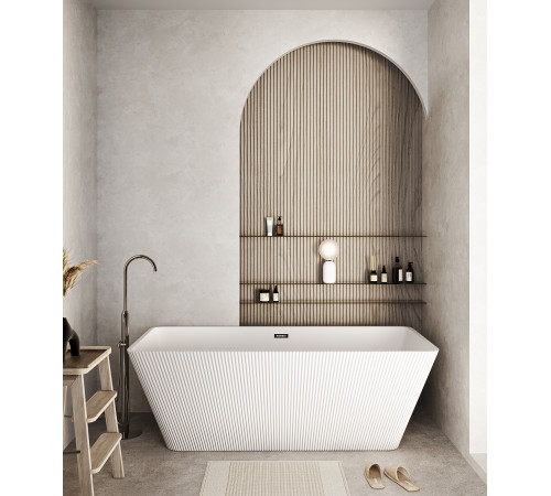 Ванна отдельностоящая Grossman Cristal GR-2022M (170х75х58) цвет белый матовый