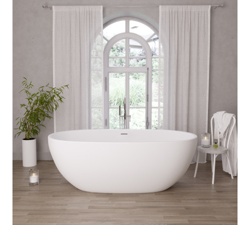 Ванна отдельностоящая Grossman Classic GR-2403M (150х78х58) цвет белый матовый