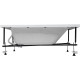 Акриловая ванна Aquanet Roma 150x70 (с каркасом)