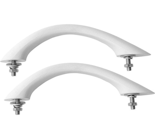 Ручки для акриловой ванны универсальные Aquanet белый, 2 шт.