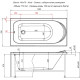 Акриловая ванна Aquanet Nord 140x70