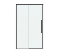 Дверь в нишу Grossman Galaxy 100.K33.01.100.21.00 (100х195) черный матовый,стекло прозрачное,раздвижная