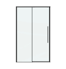 Дверь в нишу Grossman Galaxy 100.K33.01.120.21.00 (120х195) черный матовый,стекло прозрачное,раздвижная