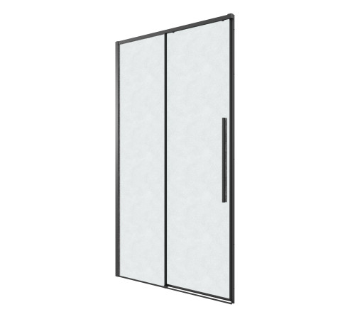 Дверь в нишу Grossman Galaxy 100.K33.01.140.21.02 (140х195) черный матовый,стекло шиншилла,раздвижная