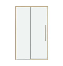 Дверь в нишу Grossman Galaxy 100.K33.01.120.32.00 (120х195) золото сатин,стекло прозрачное,раздвижная