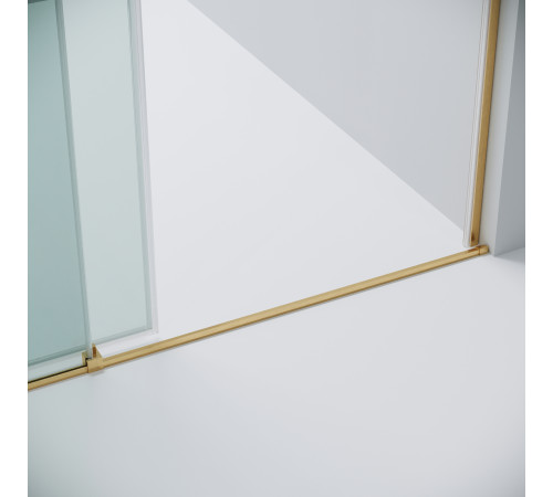 Дверь в нишу Grossman Galaxy 100.K33.01.140.32.00 (140х195) золото сатин,стекло прозрачное,раздвижная