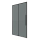 Дверь в нишу Grossman Galaxy 100.K33.01.140.42.10 (140х195) графит сатин,стекло тонированное,раздвижные