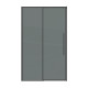 Дверь в нишу Grossman Galaxy 100.K33.01.140.42.10 (140х195) графит сатин,стекло тонированное,раздвижные