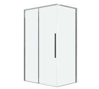 Душевое ограждение Grossman Galaxy 100.K33.01.100.10.00-200.K33.01.80.10.00 (100х80х195) раздвижная,хром,стекло прозрачное