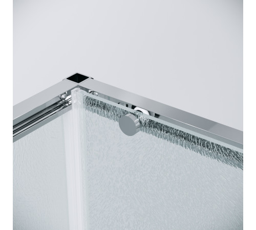 Боковая стенка Grossman Galaxy 200.K33.01.80.10.02 (80х195) хром,стекло шиншилла