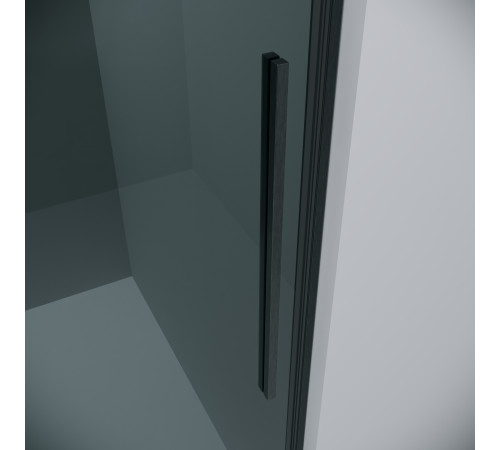 Боковая стенка Grossman Galaxy 200.K33.01.100.42.10 (100х195) графит сатин,стекло тонированное