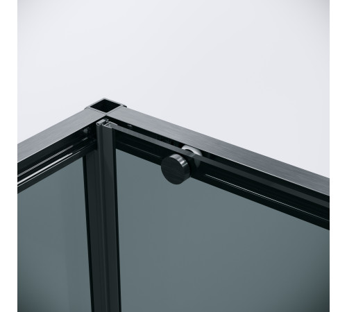 Боковая стенка Grossman Galaxy 200.K33.01.100.42.10 (100х195) графит сатин,стекло тонированное