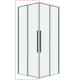 1/2 душевого ограждения Grossman Galaxy 1/2.K33.01.11.10.00 (110х195) хром,стекло прозрачное