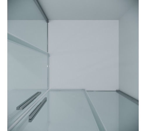 1/2 душевого ограждения Grossman Galaxy 1/2.K33.01.11.10.00 (110х195) хром,стекло прозрачное