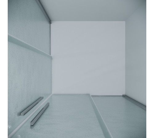 1/2 душевого ограждения Grossman Galaxy 1/2.K33.01.10L.10.02 (100*195) хром, стекло шиншилла