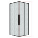 1/2 душевого ограждения Grossman Galaxy 1/2.K33.01.80.21.02 (80х195) правая,черный матовый,стекло шиншилла