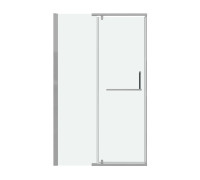 Дверь в нишу Grossman Pragma 100.K33.03.120.10.00 (120х195) хром,стекло прозрачное,распашная