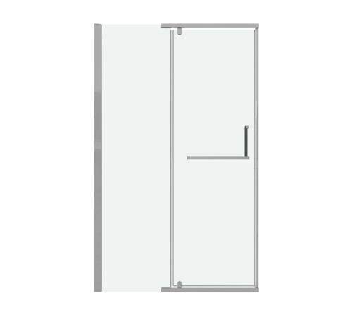 Дверь в нишу Grossman Pragma 100.K33.03.100.10.00 (100х195) хром,стекло прозрачное,распашная